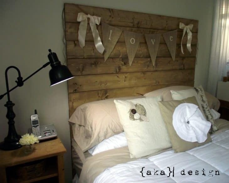 How to Make a Reclaimed Wood Headboard With New Wood For Less Than 50
