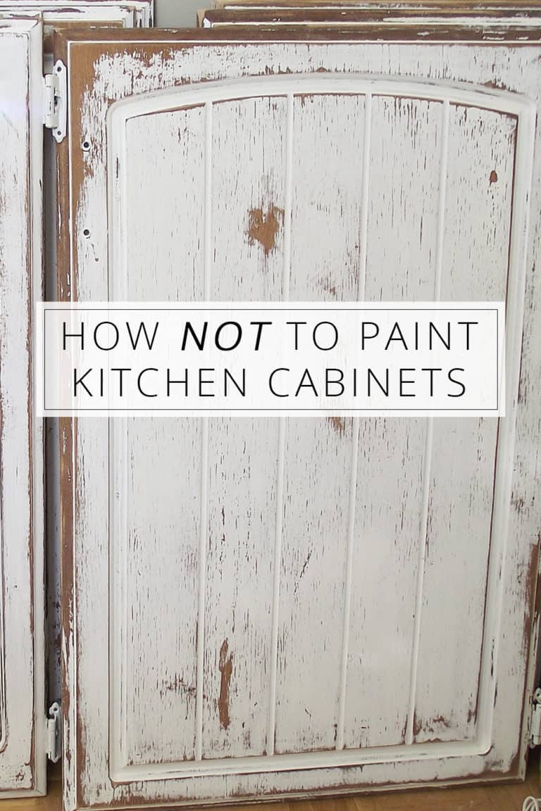 How NOT to Paint Kitchen