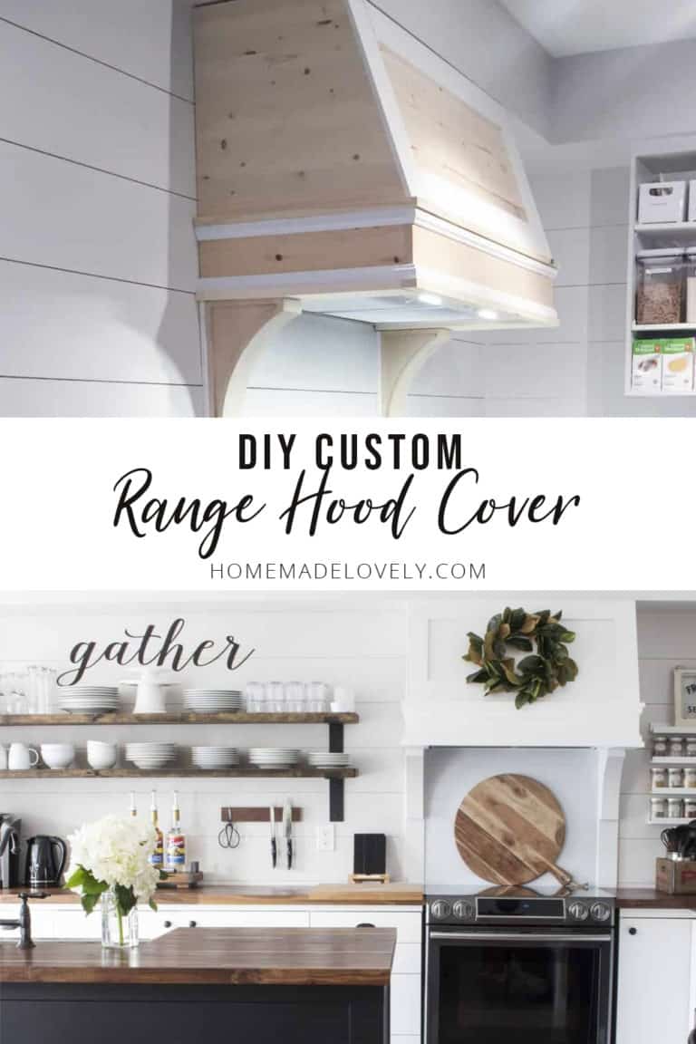 DIY Custom Range Hood Cover