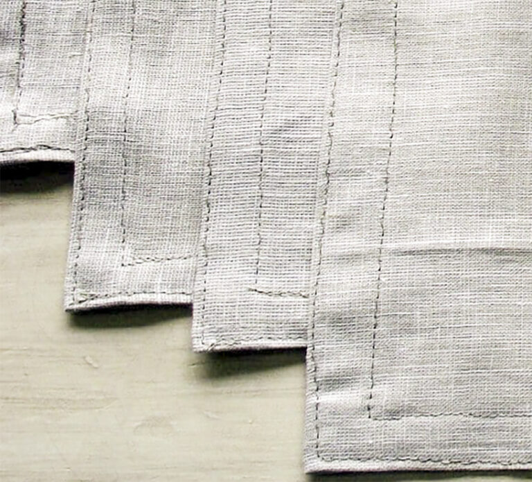 How To Sew Cloth Napkins in 5 Steps + Standard Napkin Sizes