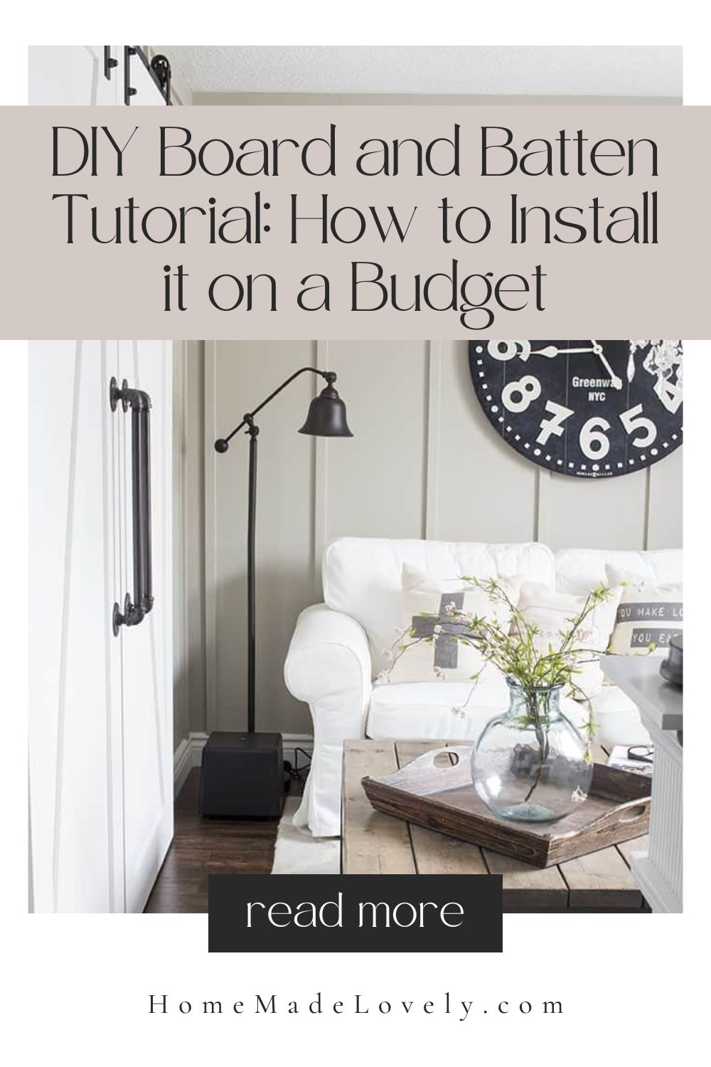 DIY Board and Batten Tutorial: How to Install it on a Budget