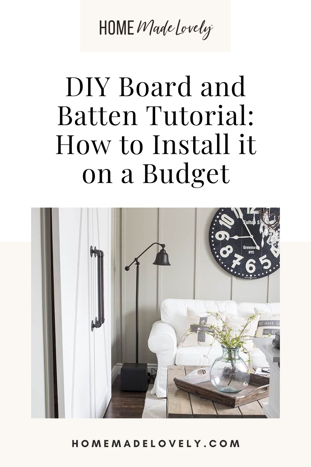 DIY Board and Batten Tutorial: How to Install it on a Budget