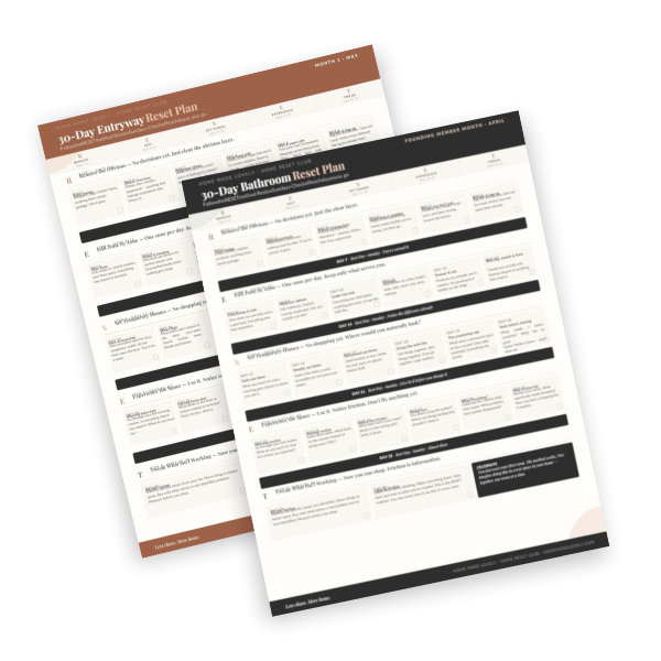 30 day plans