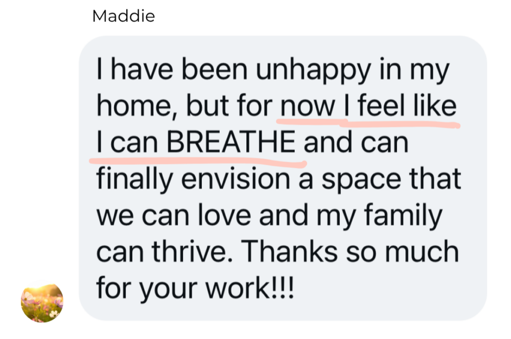 Maddie testimonial