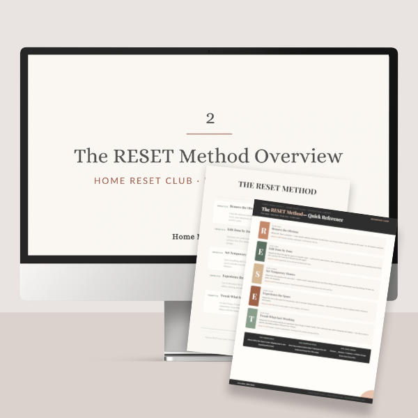 reset method printable and on computer screen